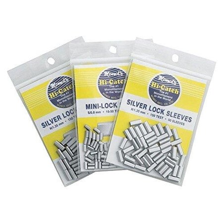 Momoi Diamond Silver Lock Sleeves Sz D 400450Lb Mono 90501